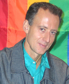 Peter Tatchell photo and link to his website (59K)